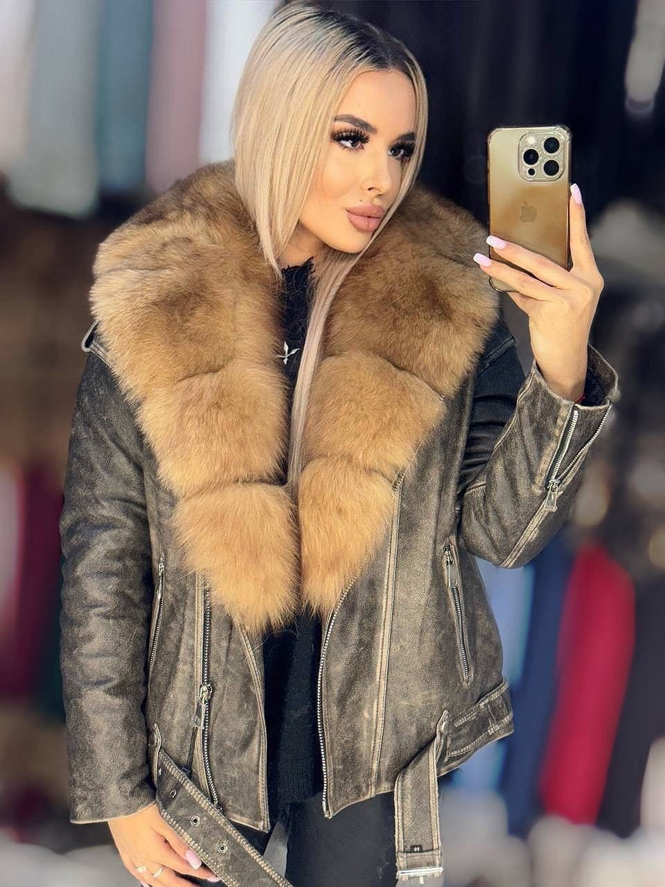 женская куртка с натуральным мехом,кожаная куртка с натуральным мехом,джинсовка с мехом песца,пуховики с натуральным мехом,пуховик с мехом