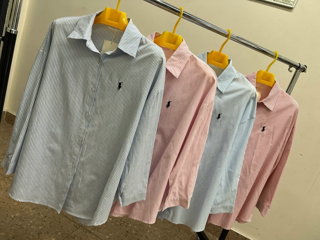 хлопковая рубашка в полоску оверсайз cosmo brand,рубашка женская,рубашка в полоску оверсайз,блузка стильная,рубашка в полоску