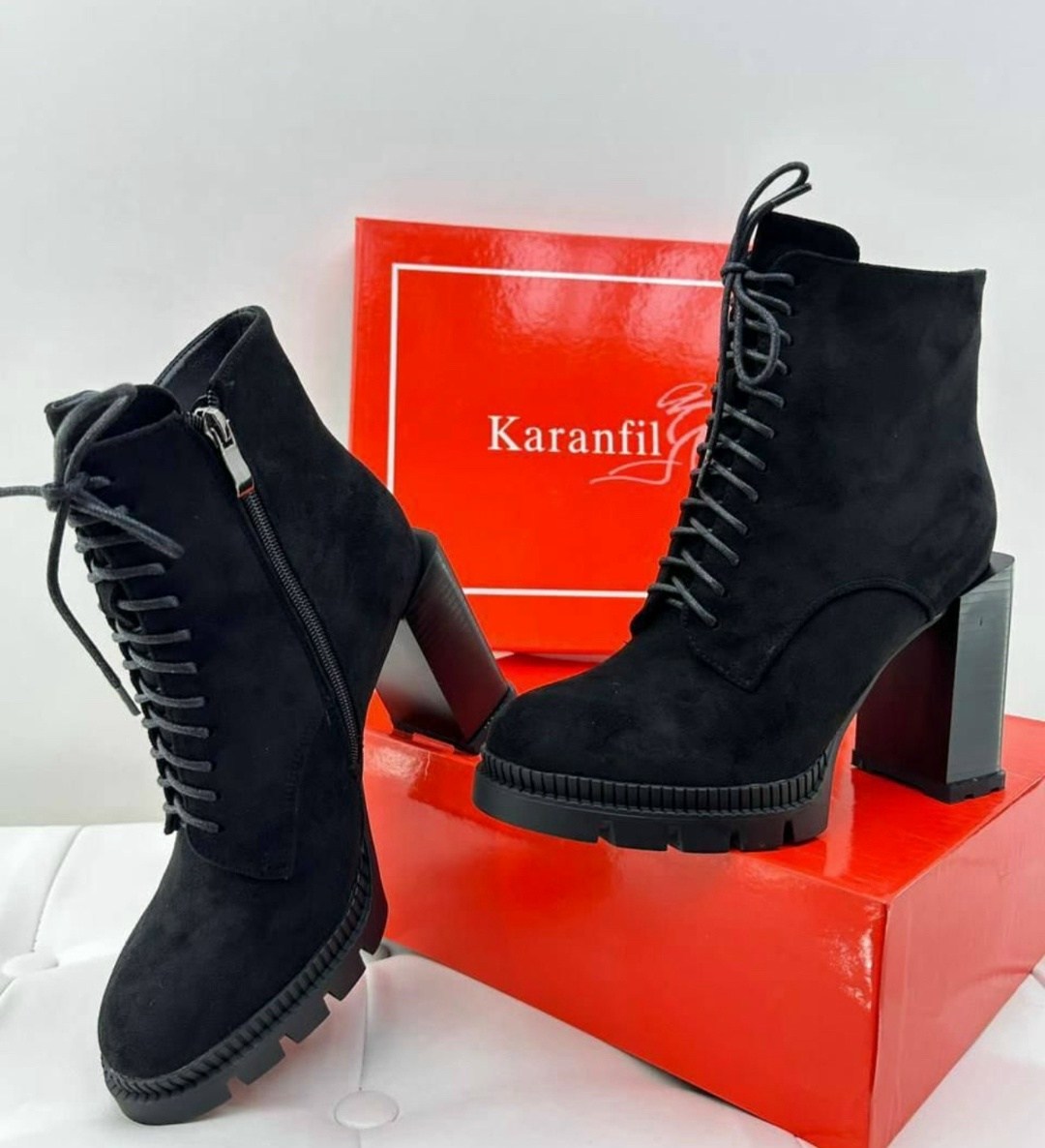 ,женские ботильоны,ботильоны,ламода женские ботильоны,черные ботильоны