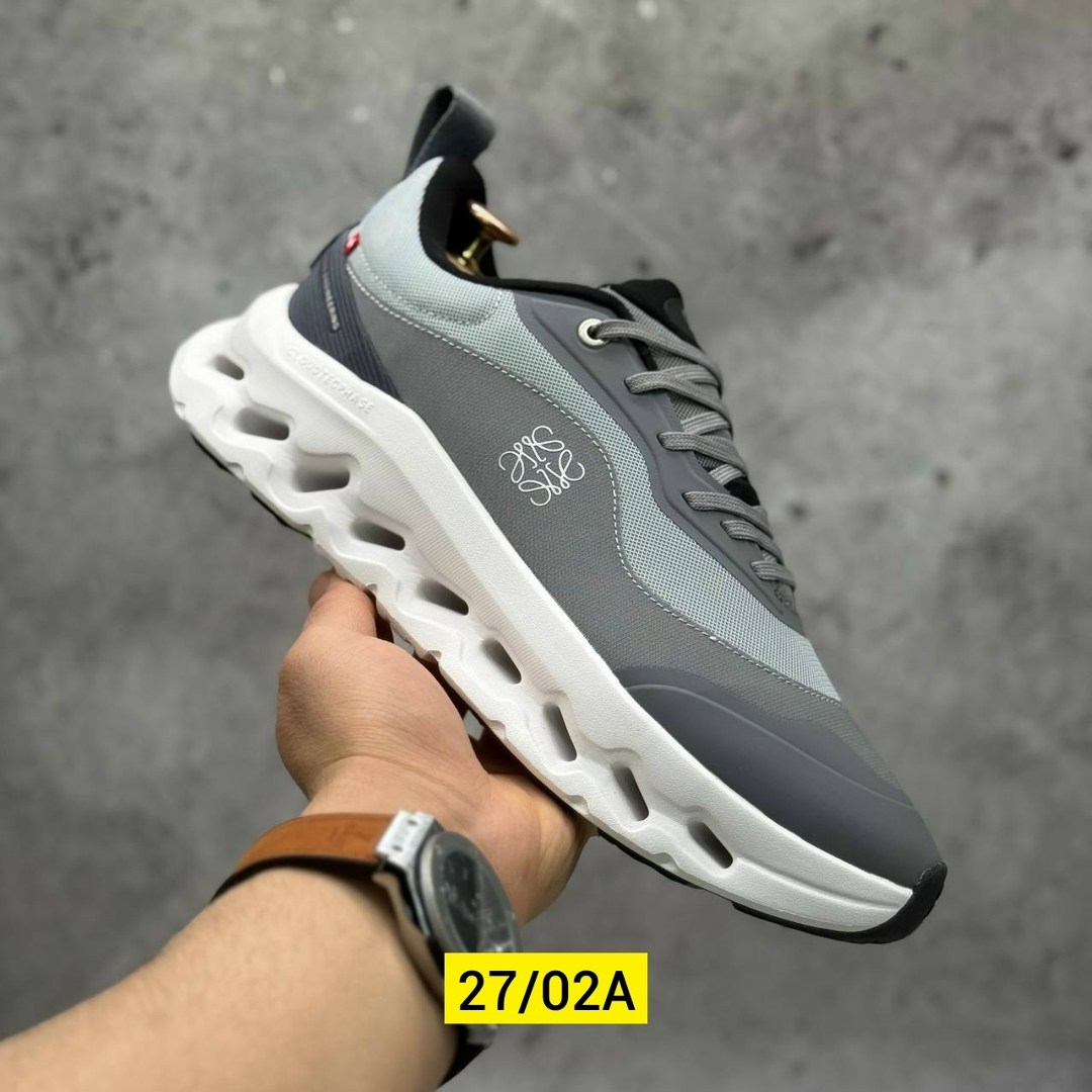 кроссовки cloudtilt 2. 0 из коллаборации с loewe on running серый,кроссовки on,низкие кроссовки,on cloud x повседневные кроссовки loewe 9722,on cloud x loewe 9723 повседневная  кроссовки