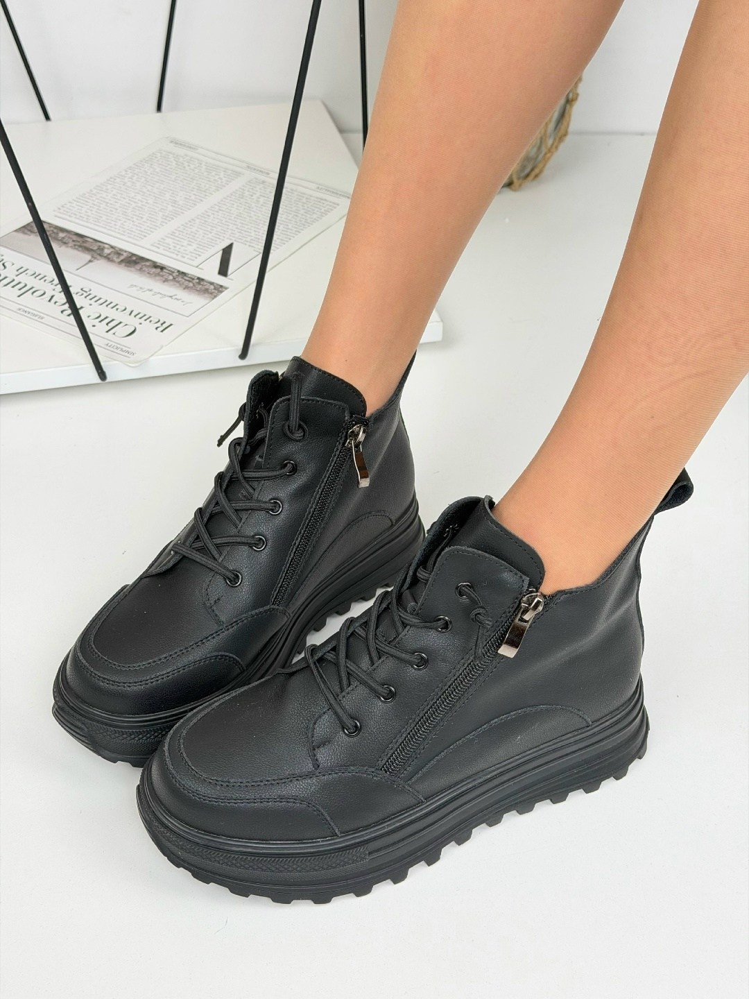 ,женские ботинки,ботинки женские черные, женская,обуви