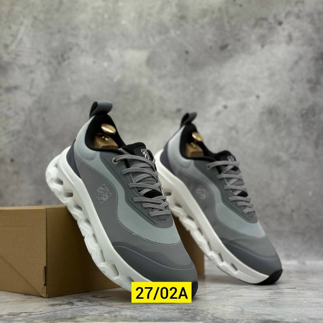 кроссовки cloudtilt 2. 0 из коллаборации с loewe on running серый,кроссовки on,низкие кроссовки,on cloud x повседневные кроссовки loewe 9722,on cloud x loewe 9723 повседневная  кроссовки