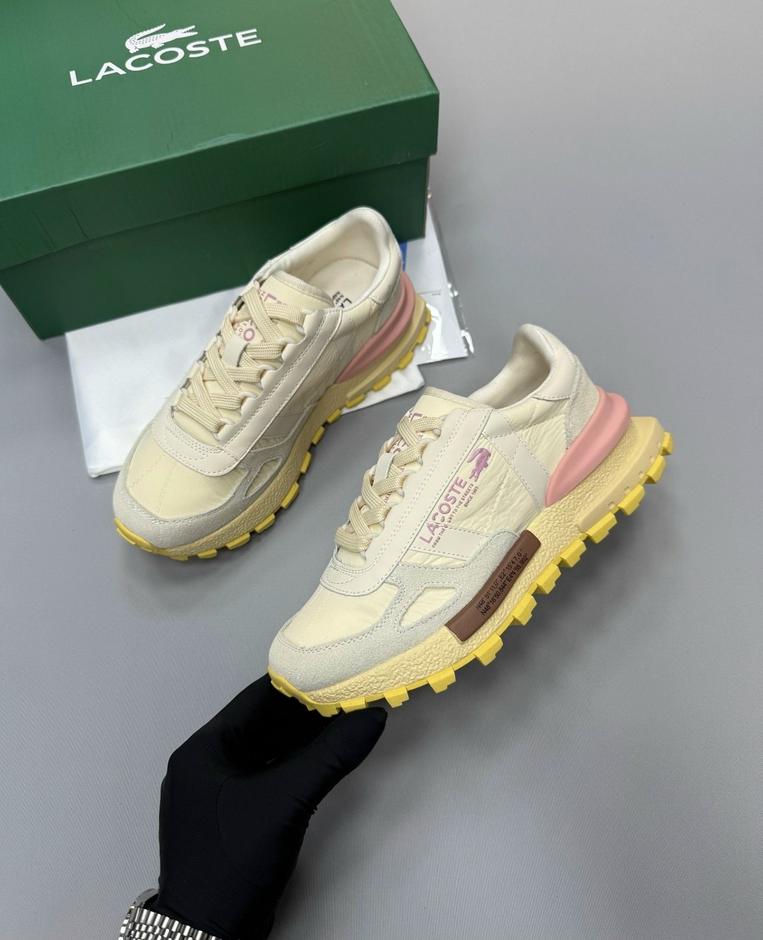 кроссовки lacoste,кроссовки elite active lacoste,кроссовки lacoste мужские,кроссовки для образа жизни женские низкие lacoste, цвет light brown/green,lacoste low-top casual shoes women's light brown gr