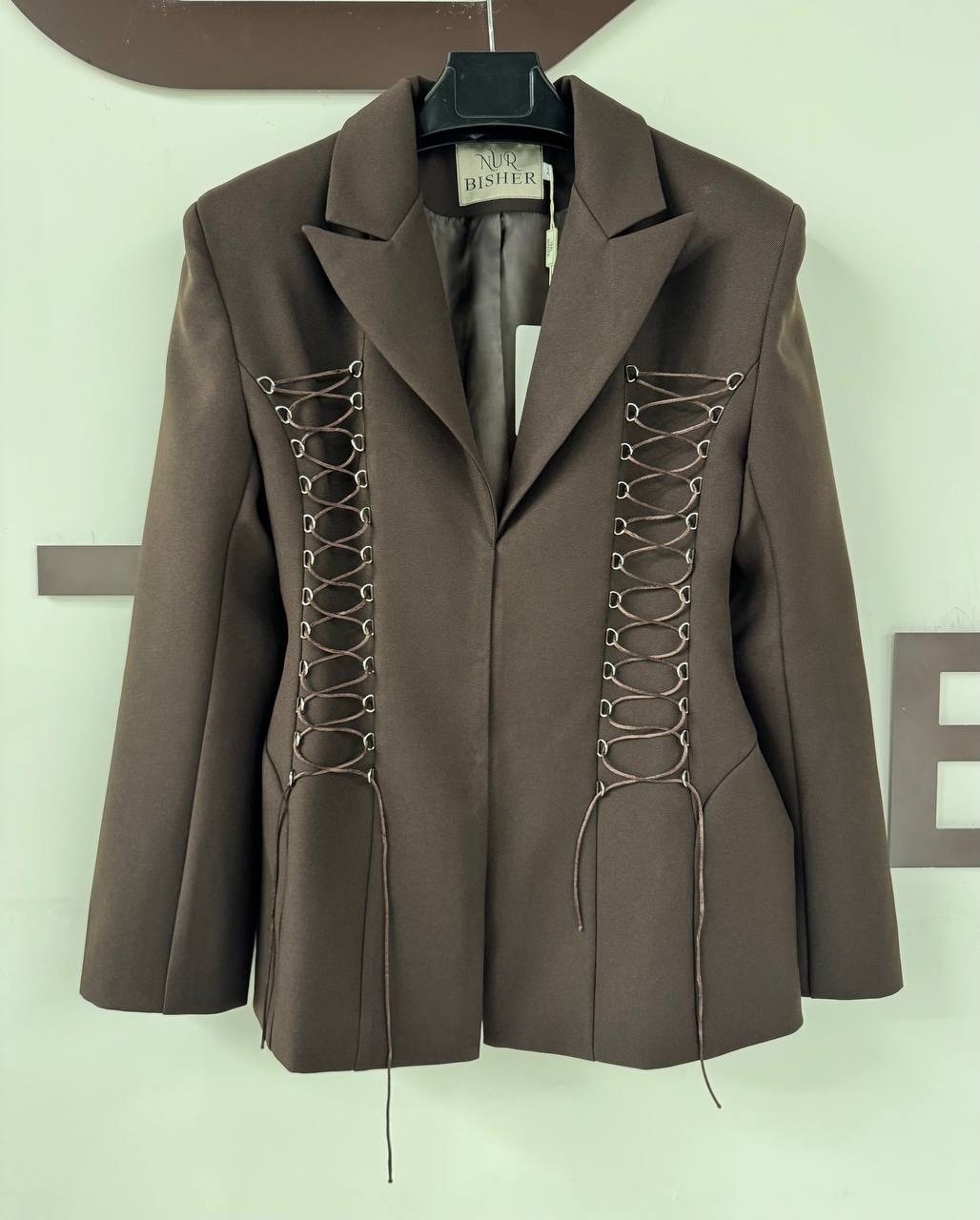 жакет,платье пиджак с корсетом emberens,женский пиджак с корсетом,платье пиджак с корсетом emberens цвет черный