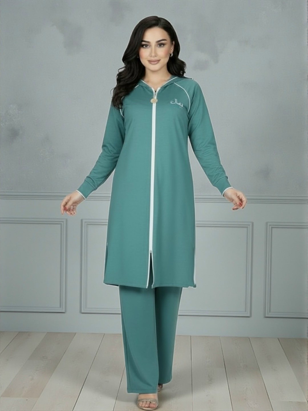 брючный костюм тройка,костюм женский с туникой,мусульманская одежда,костюм двойка мусульманская,мусульманские костюмы