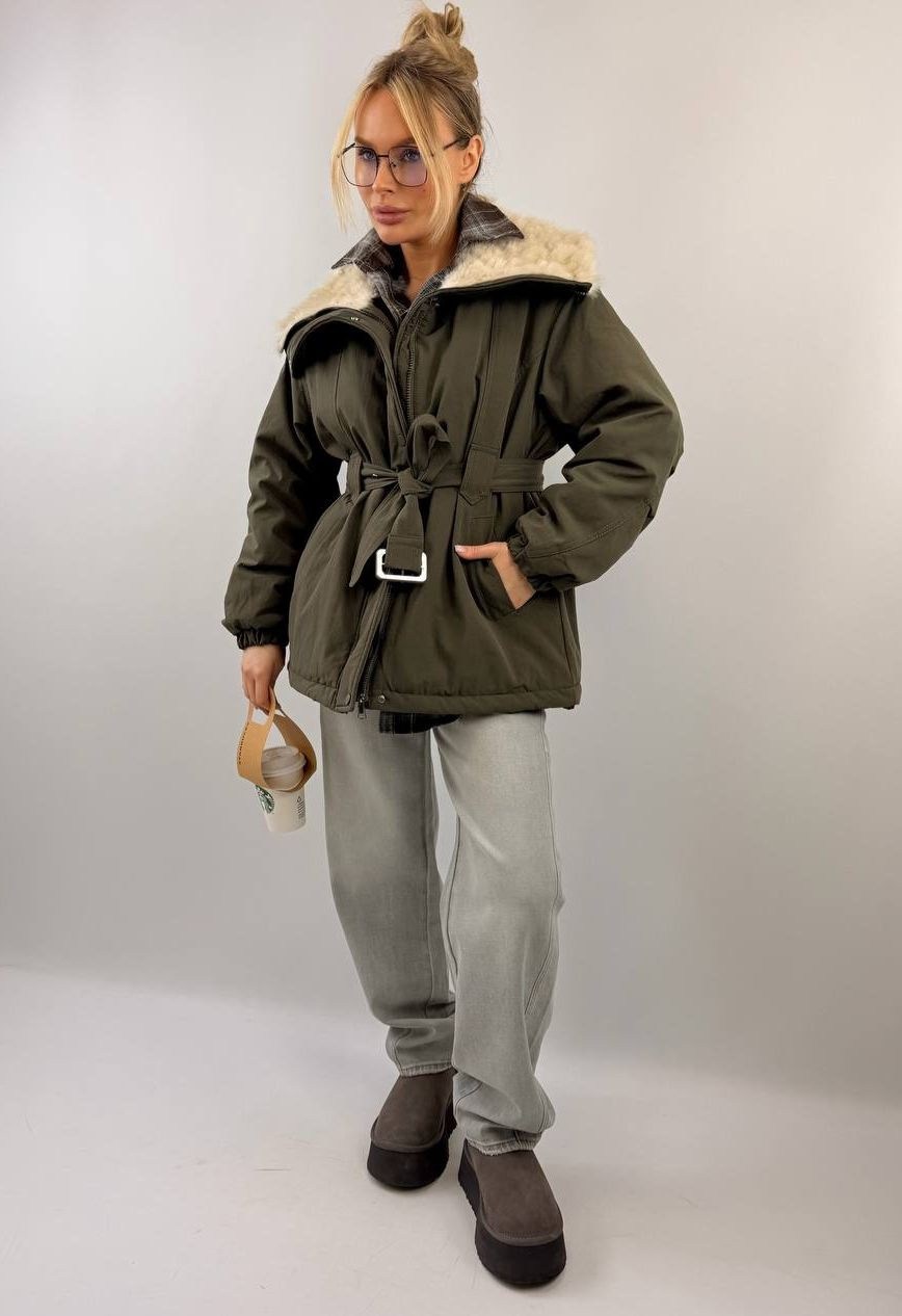 куртка оверсайз,зимняя куртка,женская куртка,куртка,куртка с накладными карманами