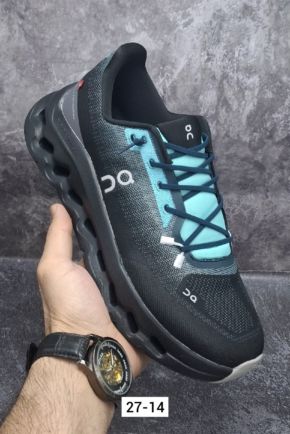 кроссовки,мужские кроссовки,кроссовки беговые мужские,водонепроницаемые кроссовки cloudrunner 2 on running серый,кроссовка мужской