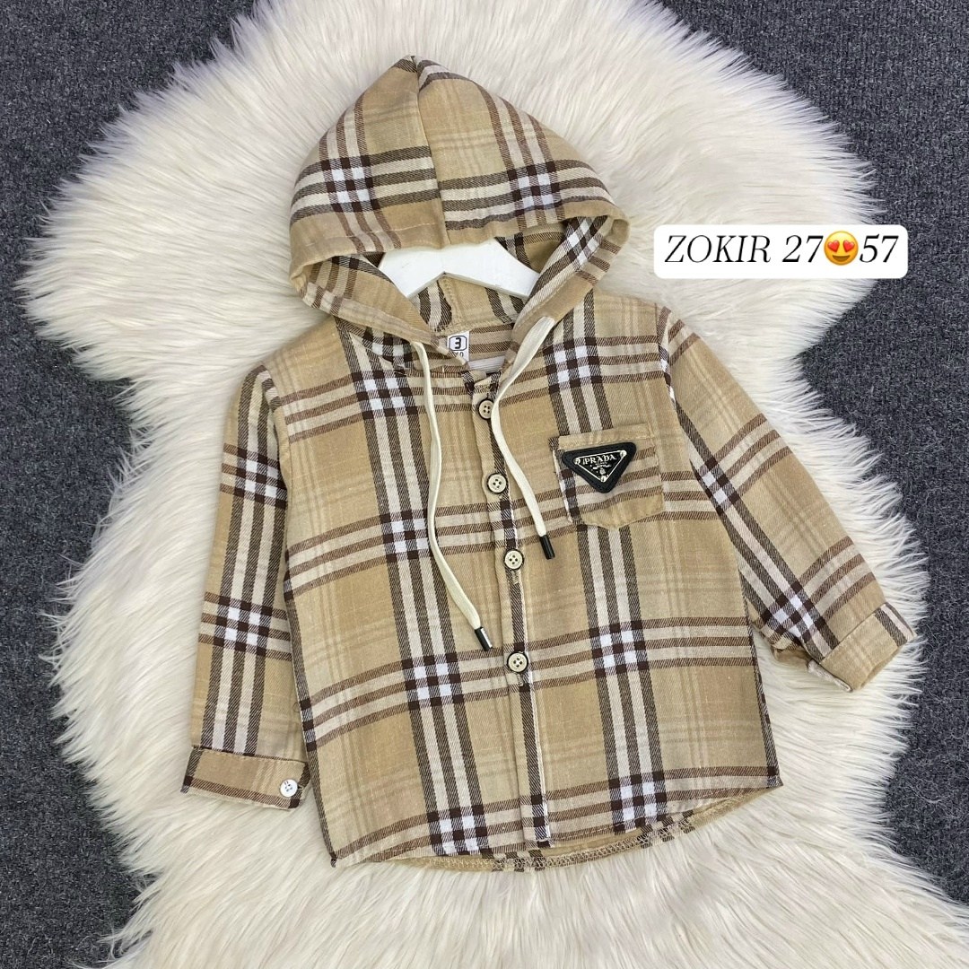 рубашка для мальчика в клетку с капюшоном,рубашка с капюшоном,рубашка в клетку с капюшоном,детская рубашка,рубашка теплая