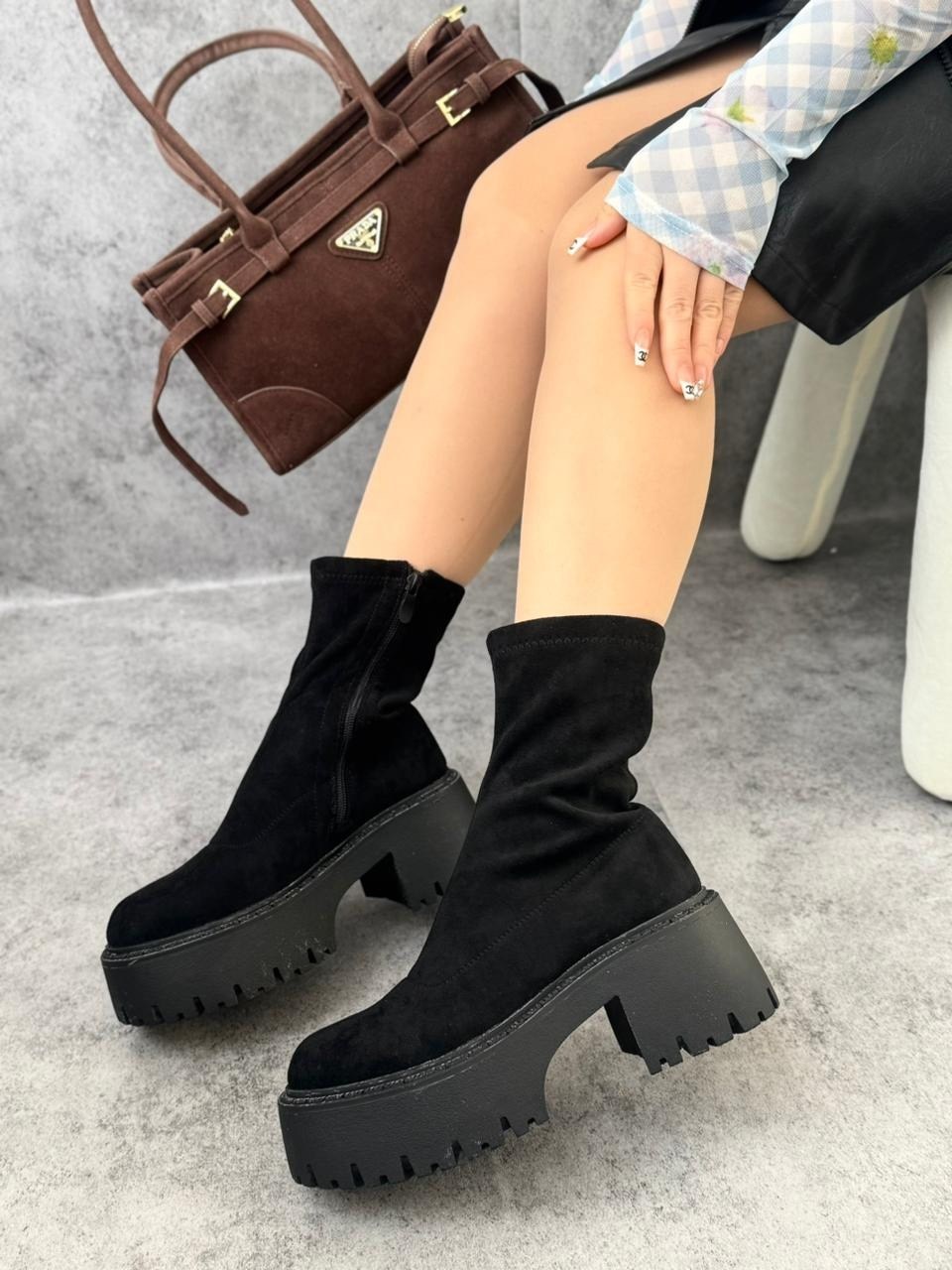 ботинки женские замшевые 81602,женские ботинки,,ботинки стиль,женские ботильоны