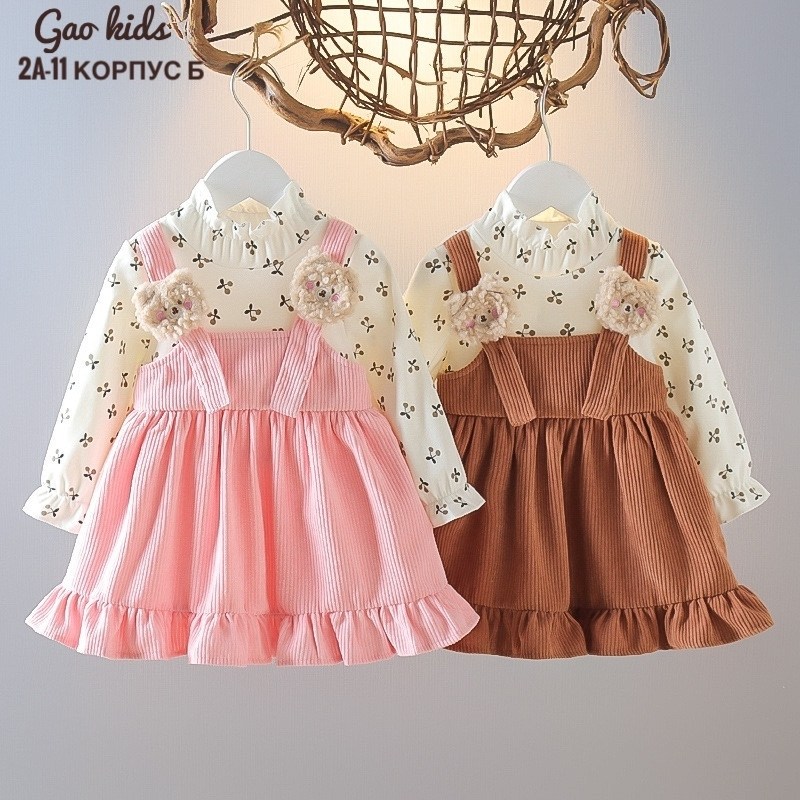 платье для малышек,детское платье,платье для маленьких девочек,детское платье с длинными рукавами,детские вещи платья
