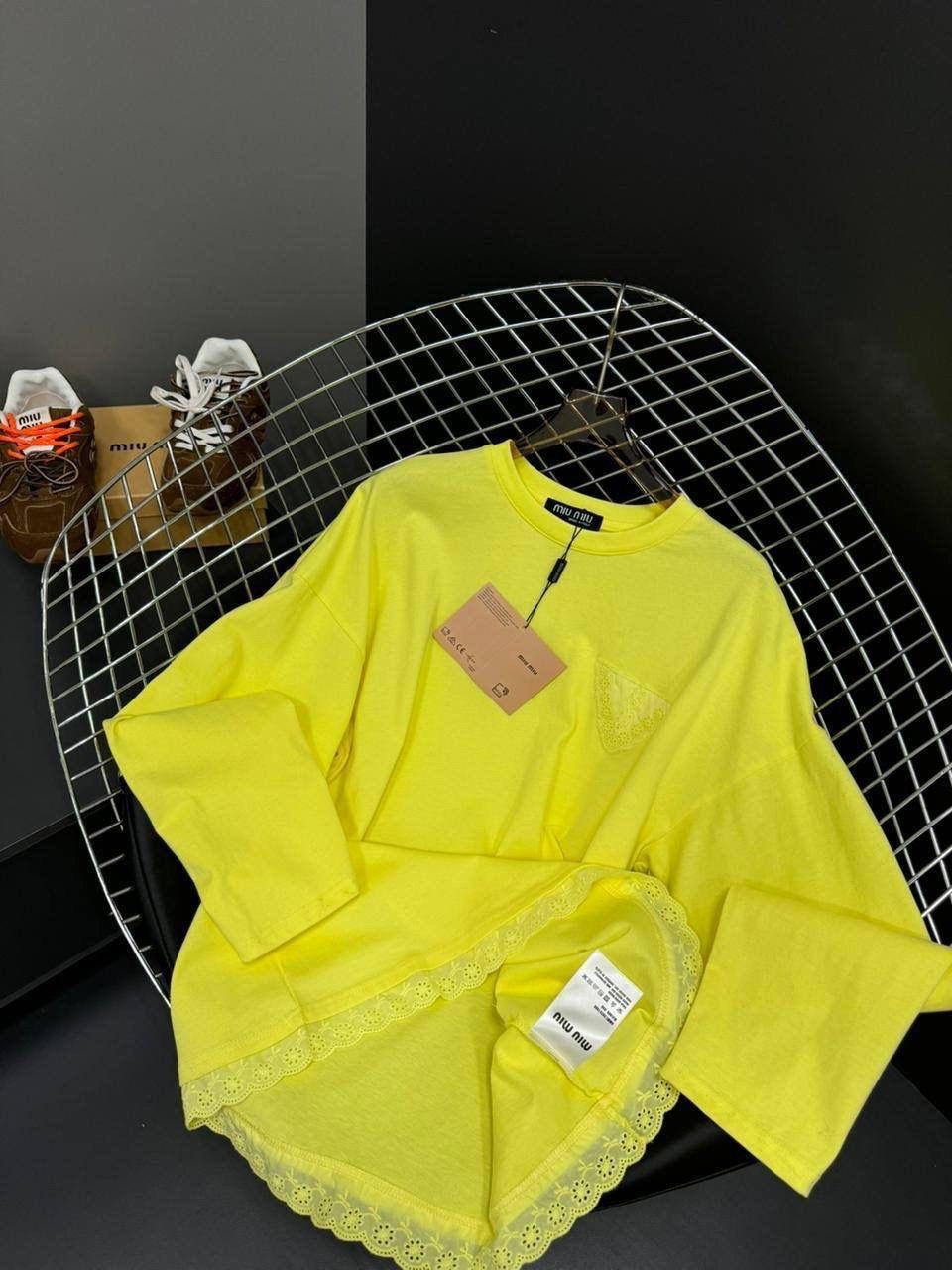 свитшот женская,желтый свитшот,трикотажный свитшот,костюм с брюками,свитшот свободного кроя