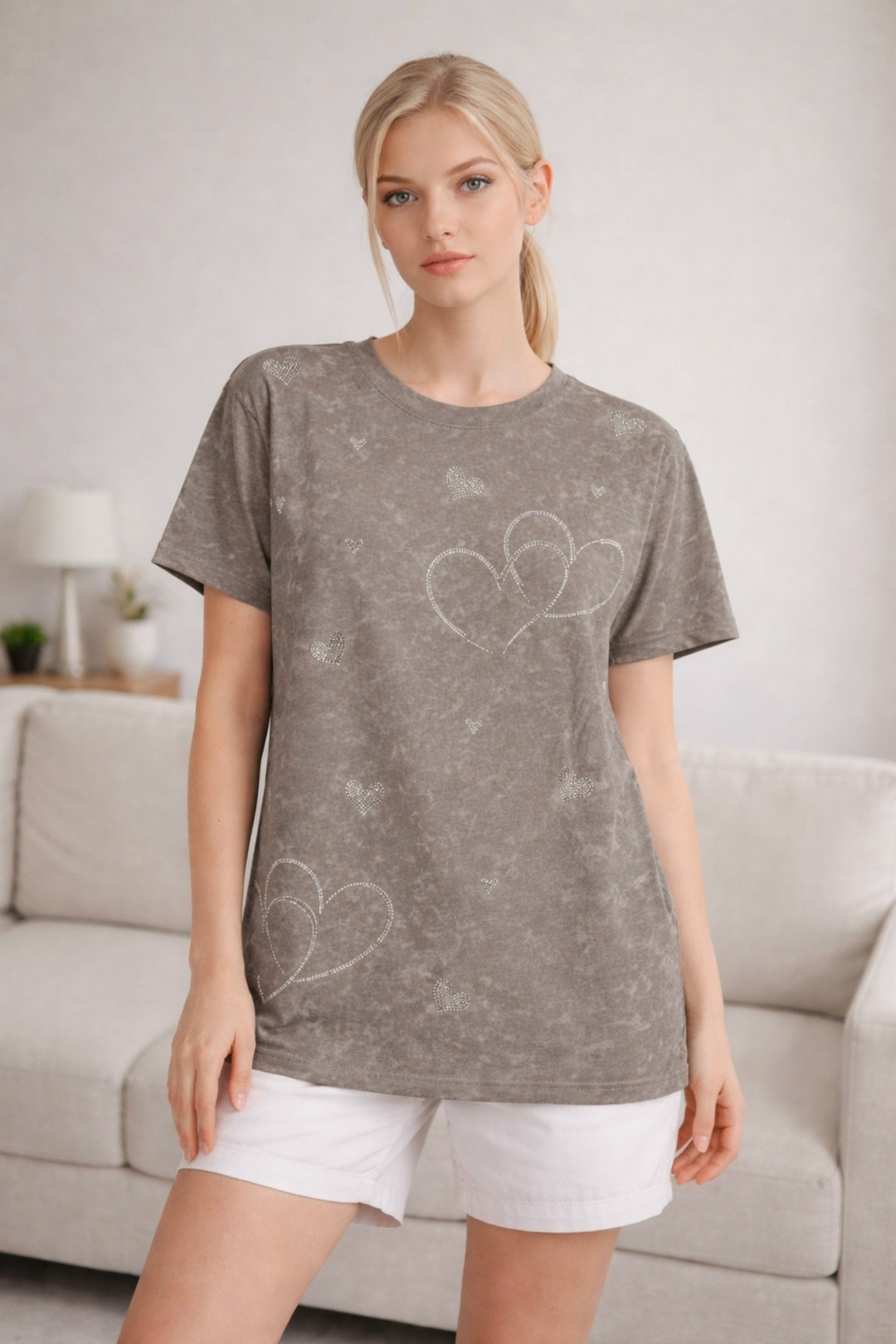 пижама женская,футболки женская,lcwaikiki верх пижамы женский с коротким рукавом и принтом круглый вырез,женская пижамная рубашка с короткими рукавами и круглым вырезом с принтом lcw dream,белая футбо