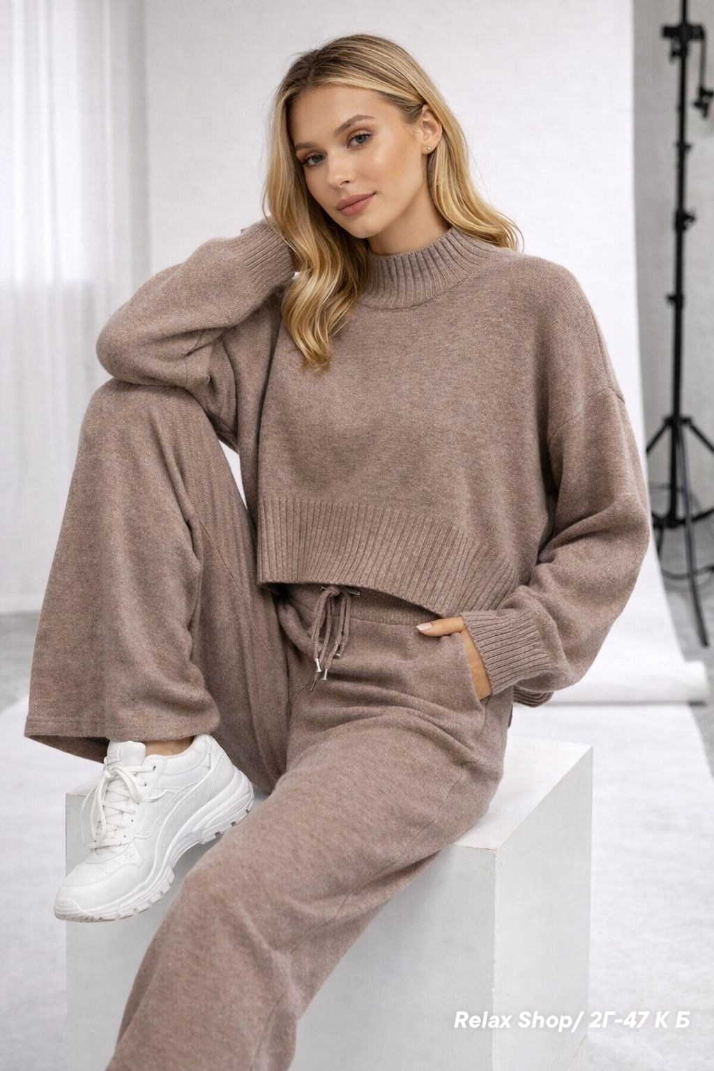 трикотажный костюм,костюм с брюками,костюм вязаный,брюки палаццо (вязаный трикотаж),трикотажный костюм с брюками