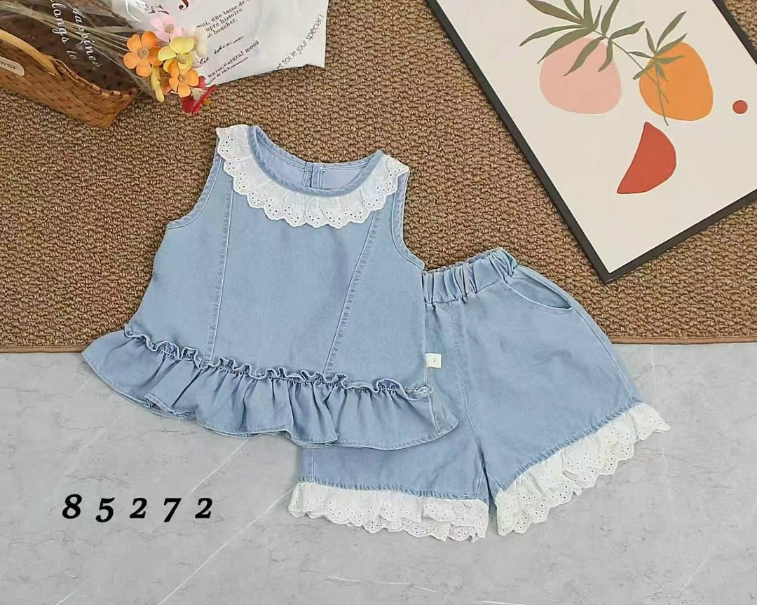 комплект одежды для маленьких девочек,комплект одежды девочке,летние комплекты одежды для маленьких девочек,джинсовый костюм для девочки,летняя одежда для девочек