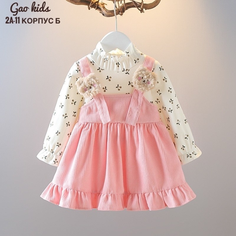 платье для малышек,детское платье,платье для маленьких девочек,детское платье с длинными рукавами,детские вещи платья