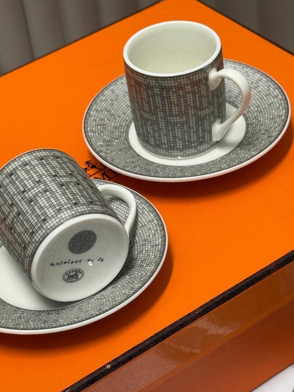 подарочный чайный набор hermes,посуда hermes,чайные наборы,чайный набор hermes,набор