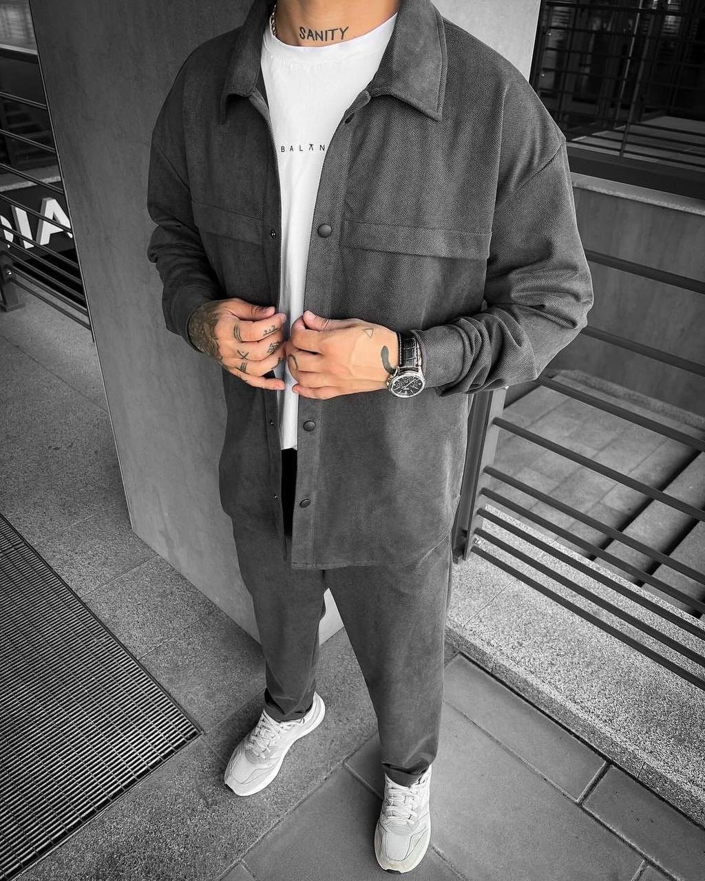 мужская мода,мужской костюм оверсайз,костюм вельветовый с рубашкой,костюм двойка мужской,мужской костюм двойка рубашка