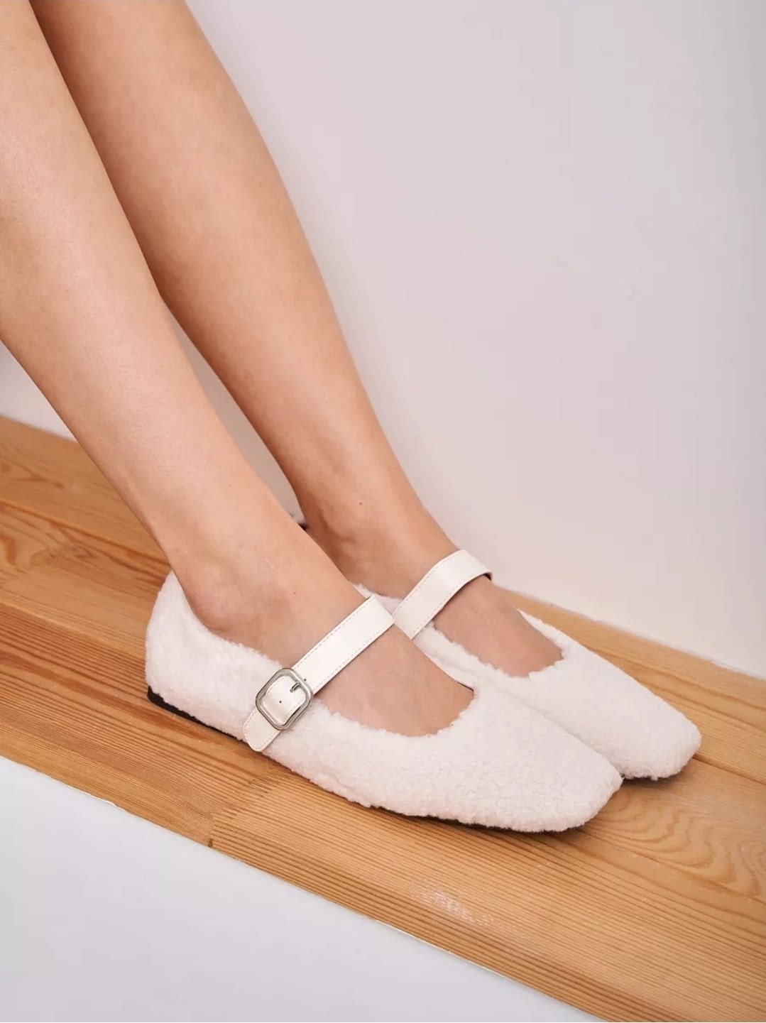 меховые туфли мэри джейн с пряжкой и ремешком,,балетки меховые,балетки женские,балетки