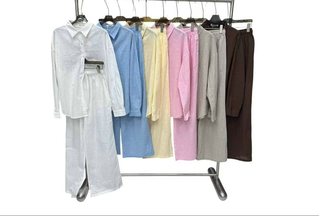 костюм с брюками,костюм с брюками из хлопка,женские костюмы,спортивные костюмы женские,костюм женский летний