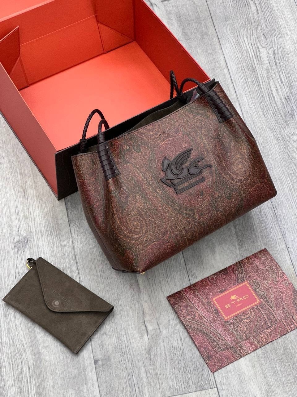 etro средняя сумка-тоут paisley libra коричневый,сумка,сумка etro,женская сумка,сумка женская брендовая