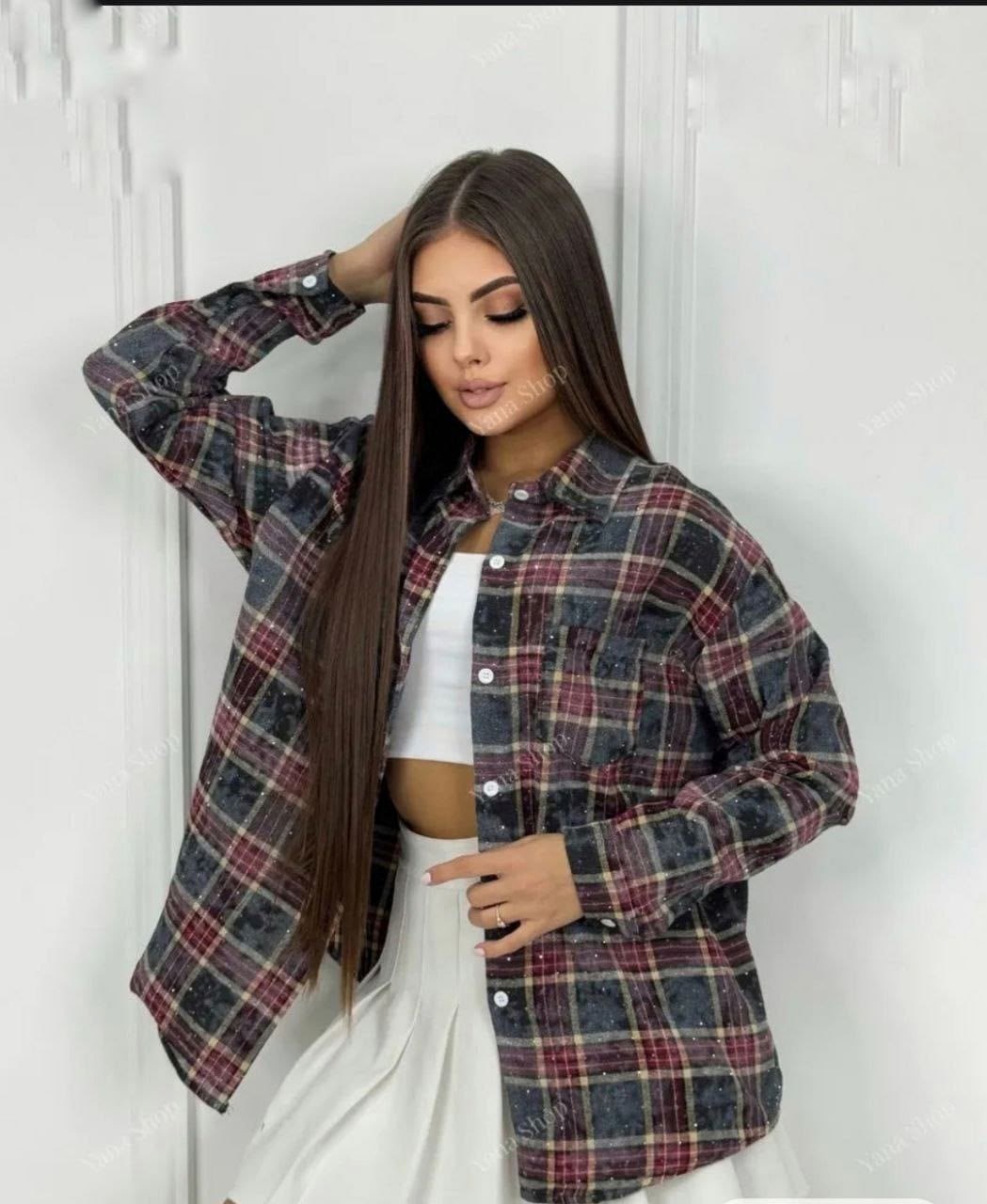 рубашка в клетку женская оверсайз,рубашка оверсайз в клетку,рубашка в клетку женская,рубашка женская,рубашка стильная