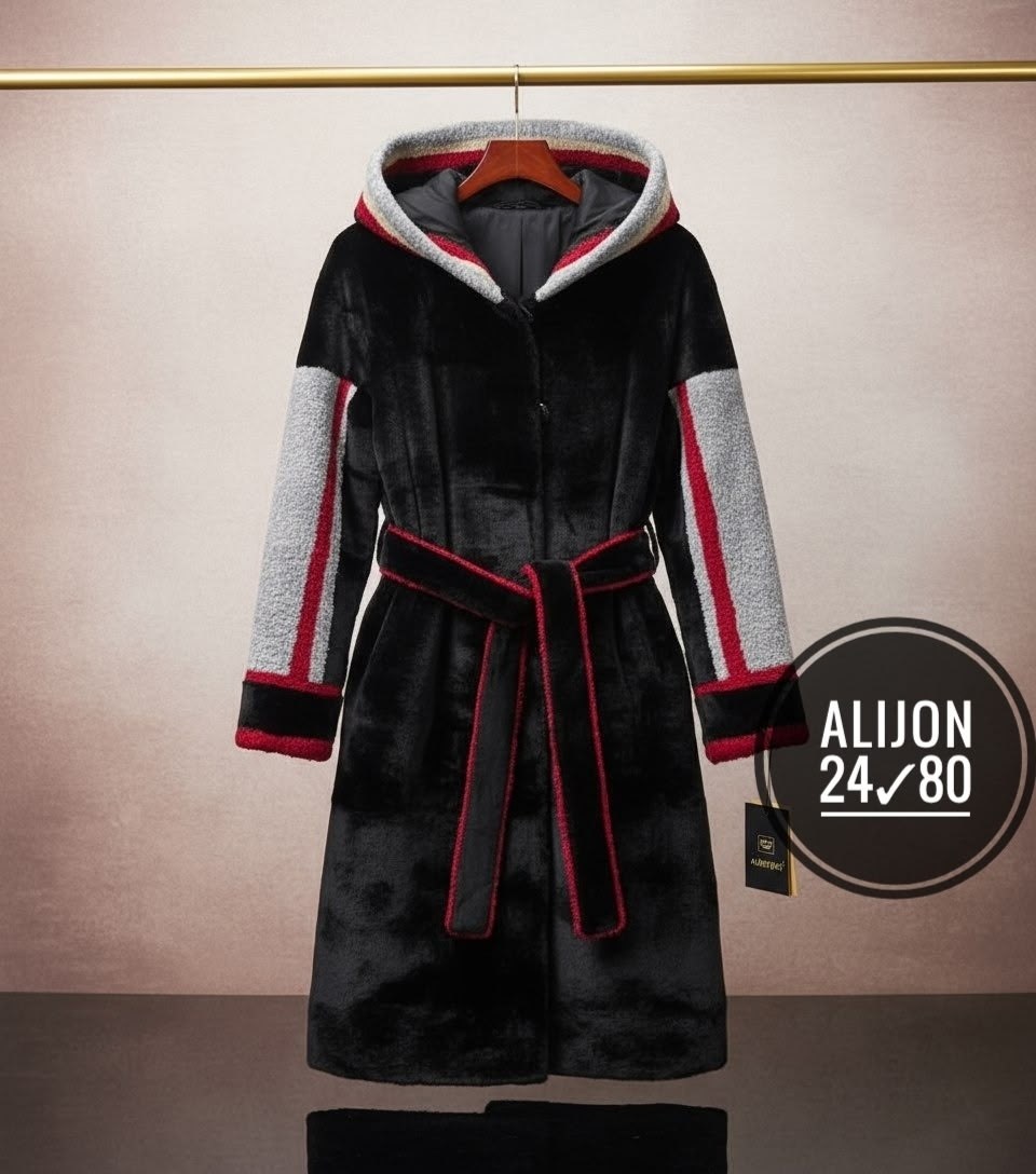 дубленка женская,дубленка женская из овчины облегченной - интерфино,дубленка зимняя,дублёнка валентина из меха овчины северная мода м752,пальто комбинированное