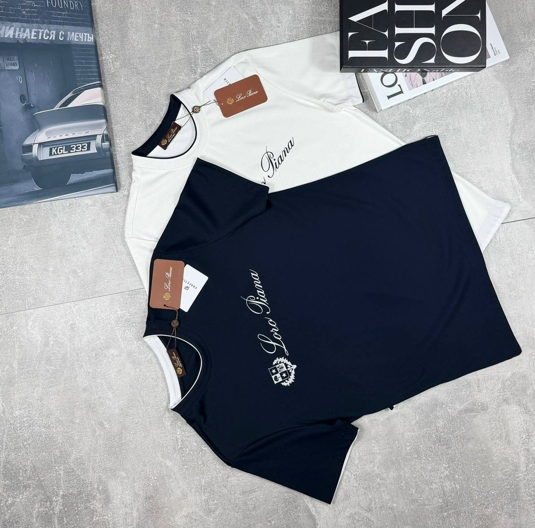 футболки мужские,футболки мужские белые,футболки брендовые,футболка loro piana,футболка для мужчин