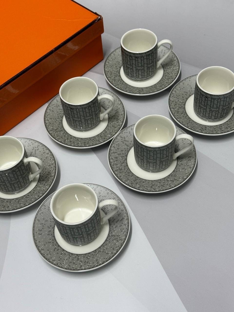 подарочный чайный набор hermes,посуда hermes,чайные наборы,чайный набор hermes,набор