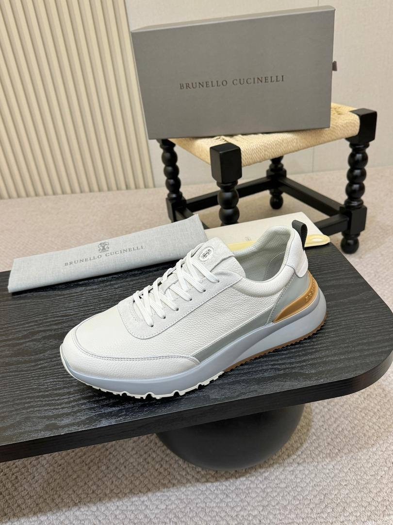 мужские кроссовки brunello cucinelli,кроссовки brunello cucinelli,комбинированные кроссовки brunello cucinelli,кожаные кроссовки brunello cucinelli,