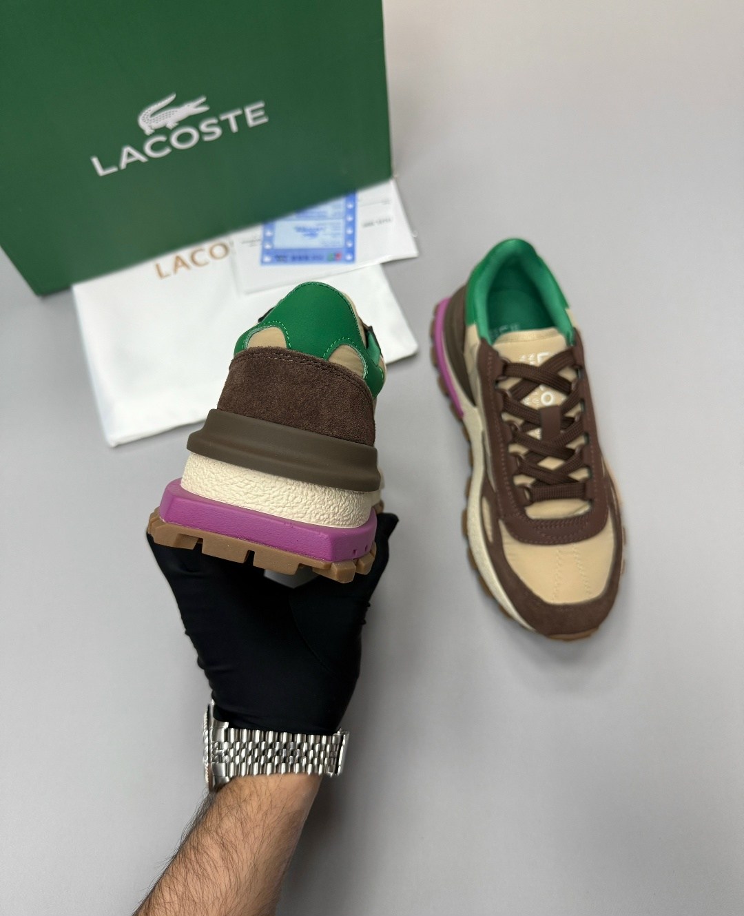 кроссовки lacoste,кроссовки elite active lacoste,кроссовки lacoste мужские,кроссовки для образа жизни женские низкие lacoste, цвет light brown/green,lacoste low-top casual shoes women's light brown gr