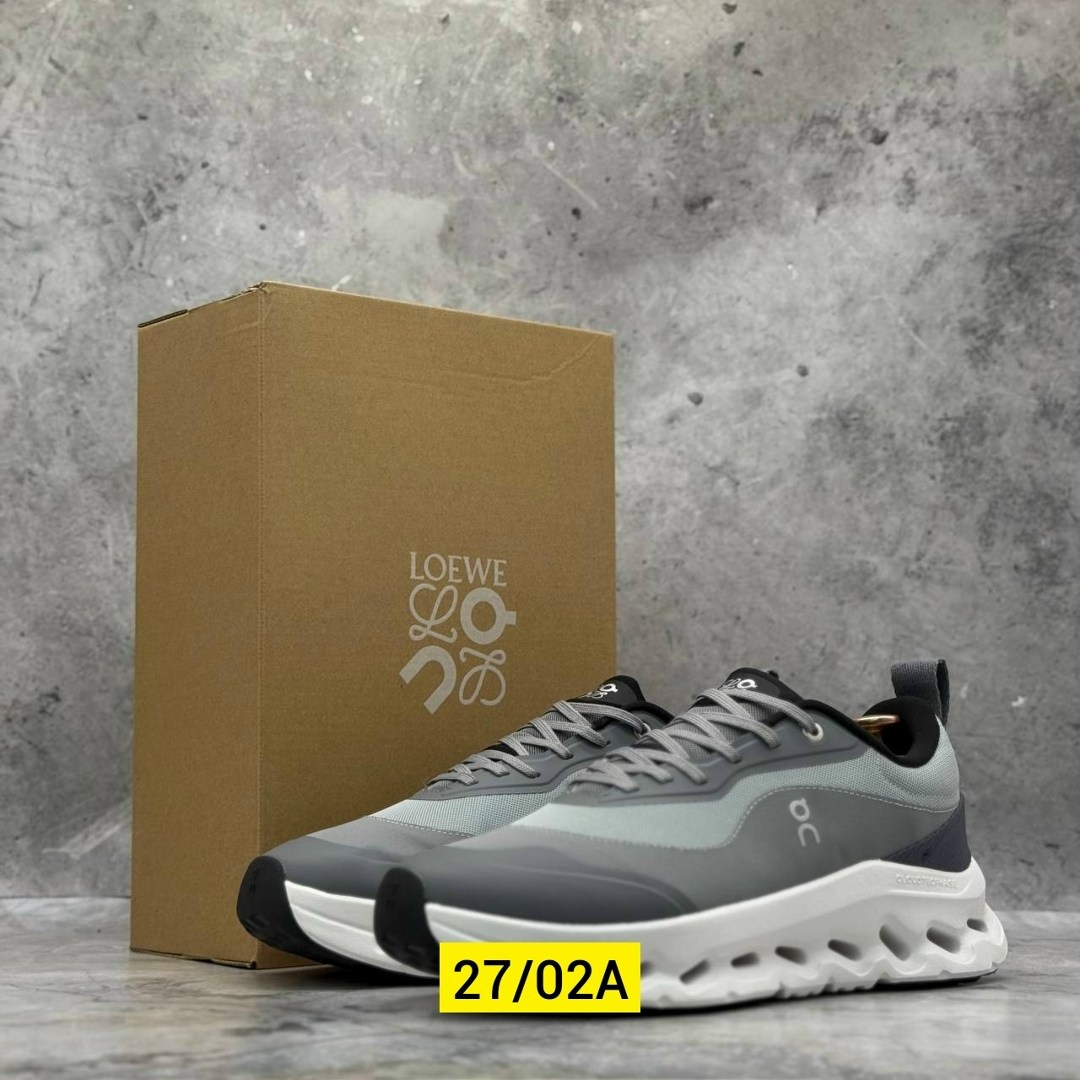 кроссовки cloudtilt 2. 0 из коллаборации с loewe on running серый,кроссовки on,низкие кроссовки,on cloud x повседневные кроссовки loewe 9722,on cloud x loewe 9723 повседневная  кроссовки