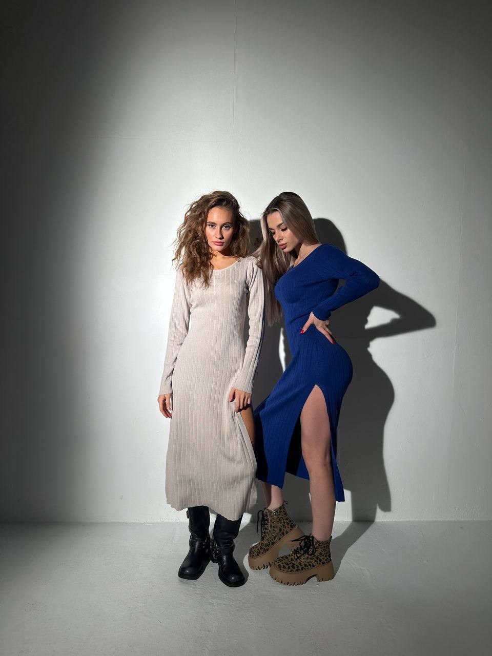 трикотажное платье миди,синее платье лапша,трикотажное платье,женское платье лапша,трикотажное платье лапша