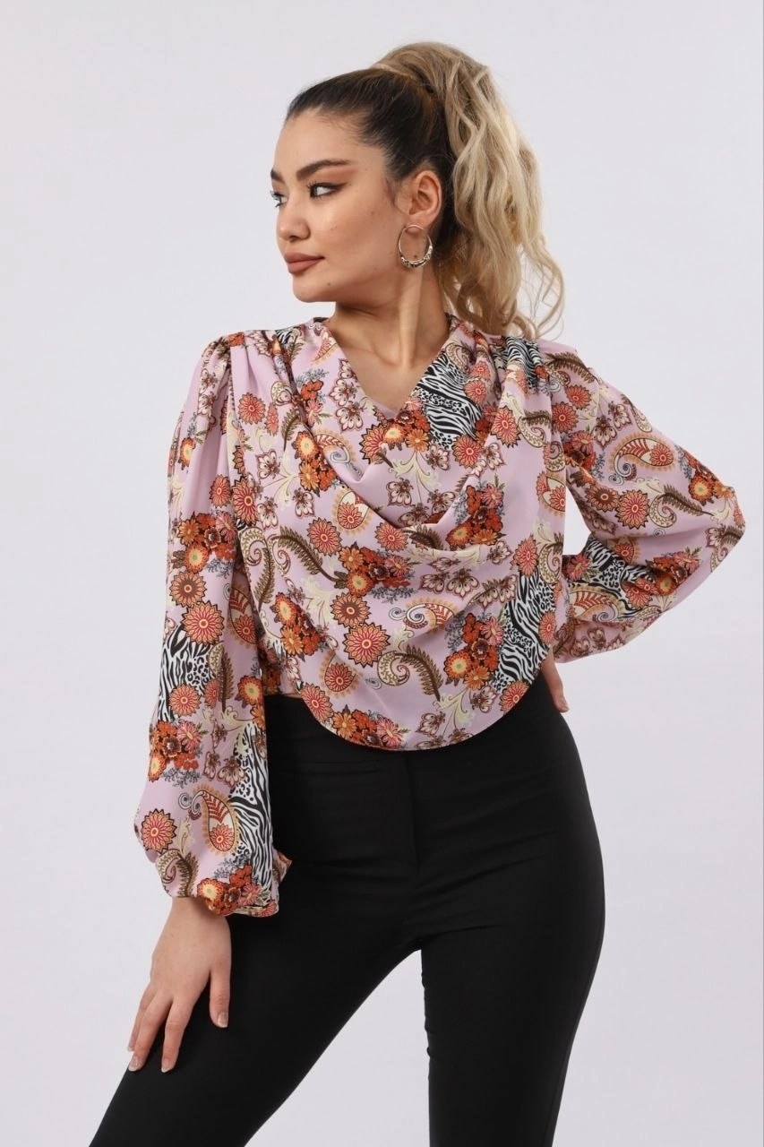 блузка женская,блузка стильная,женская блузка с цветочным принтом,женские блузки и рубашки,блузка женская с цветами