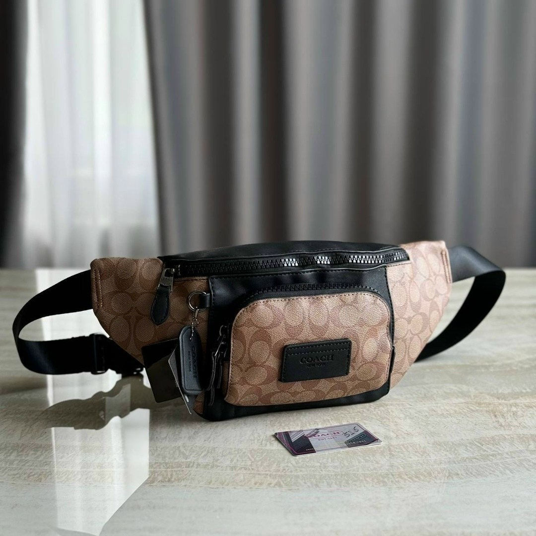 мужская поясная сумка,поясная сумка,сумка coach мужская,coach сумка на пояс,сумка на пояс