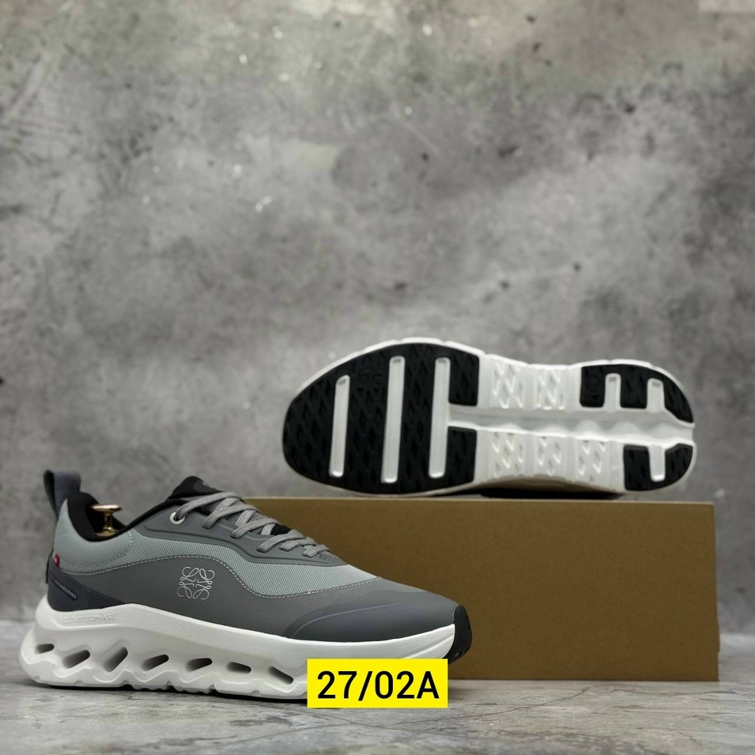 кроссовки cloudtilt 2. 0 из коллаборации с loewe on running серый,кроссовки on,низкие кроссовки,on cloud x повседневные кроссовки loewe 9722,on cloud x loewe 9723 повседневная  кроссовки