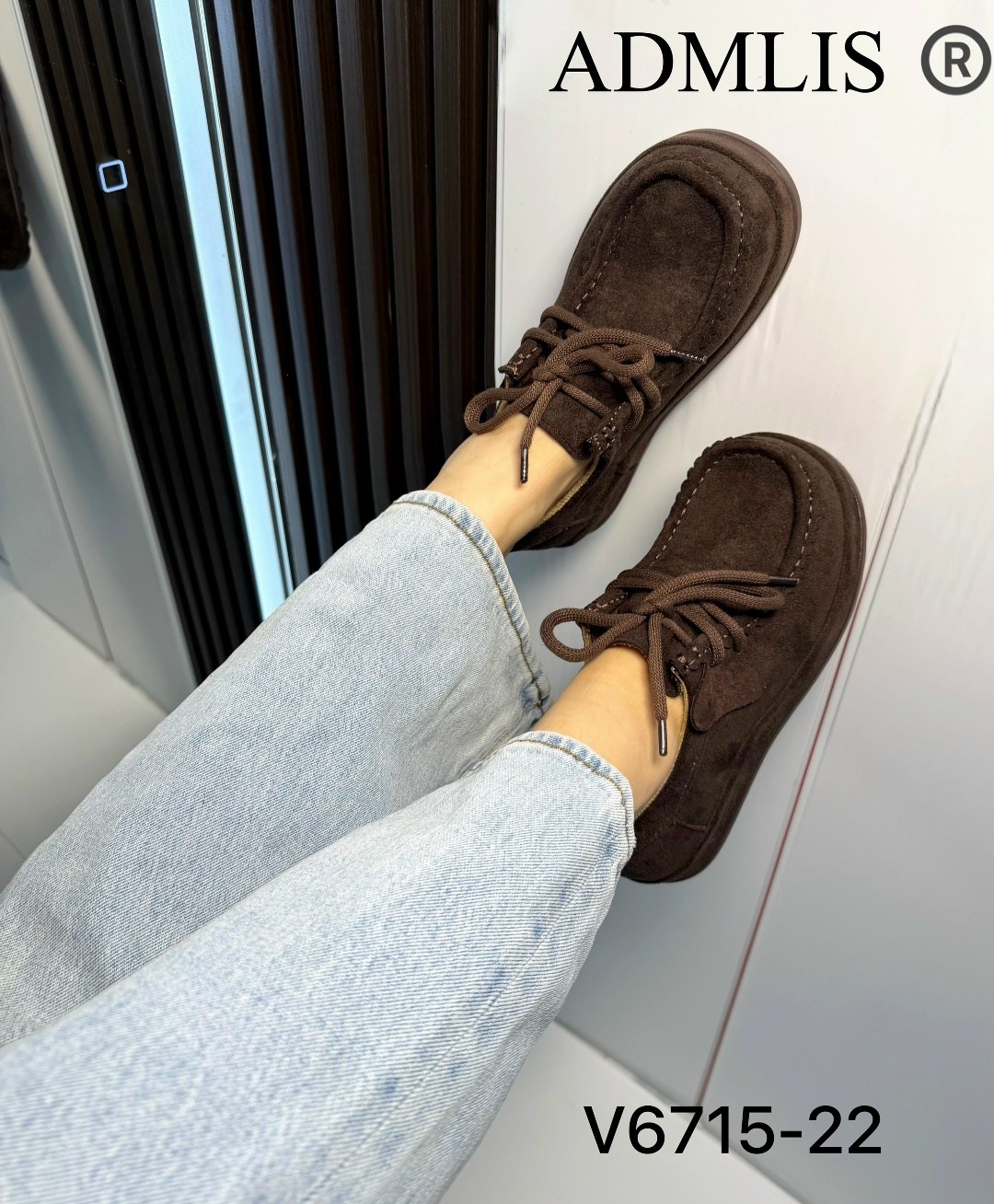 ,лоферы замшевые на шнуровке,женские полуботинки, повседневные, женская