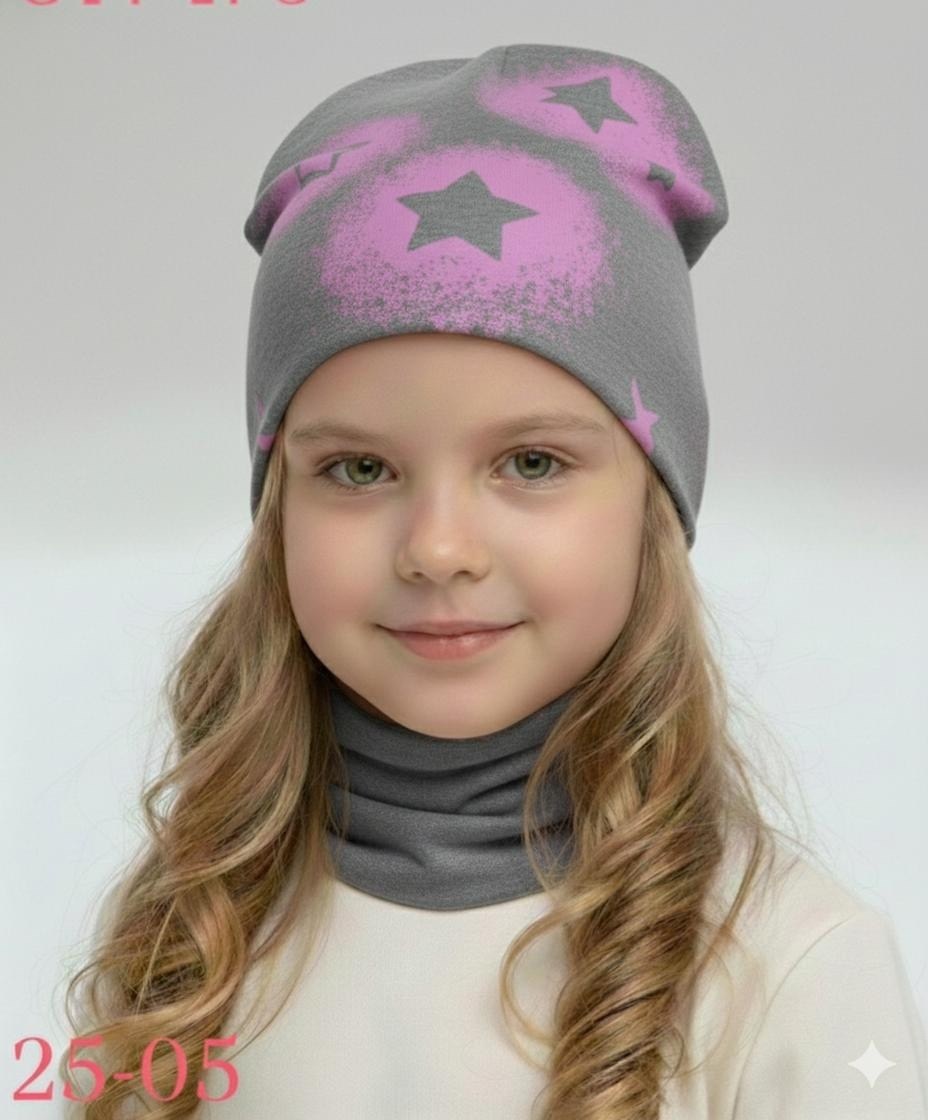 шапка для девочек,шапка демисезонная для девочек,детский шапка,шапка со снудом трикотажные двухслойные поляярик,шапка детская