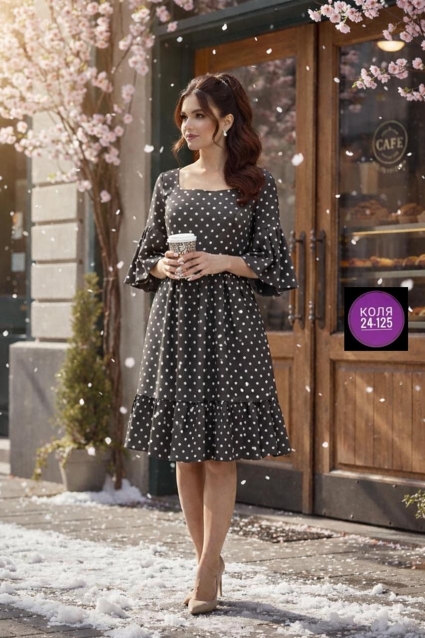 платье женское,бордовое платье,платье,платье женское в горох,трикотажное платье