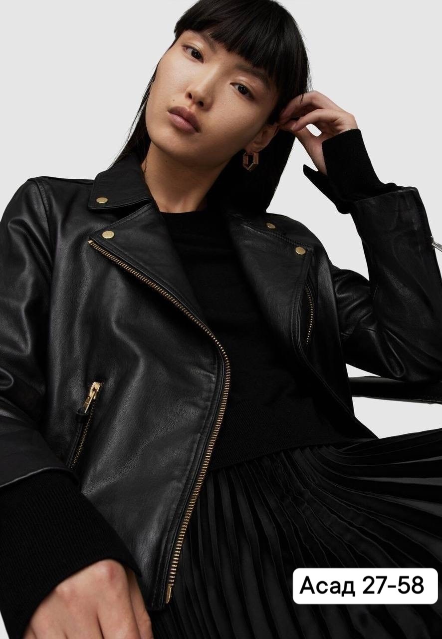 куртка кожаная allsaints,кожаная куртка,женская косуха,кожаная куртка черная,куртка косуха