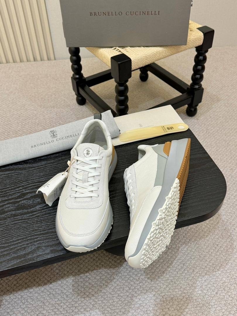 мужские кроссовки brunello cucinelli,кроссовки brunello cucinelli,комбинированные кроссовки brunello cucinelli,кожаные кроссовки brunello cucinelli,