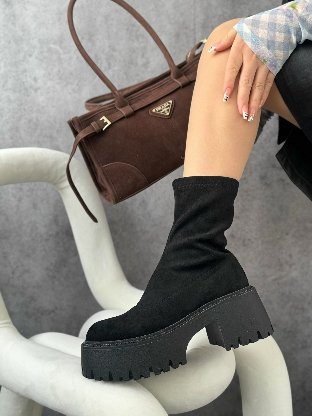 ботинки женские замшевые 81602,,женские ботинки,женские ботильоны, женская