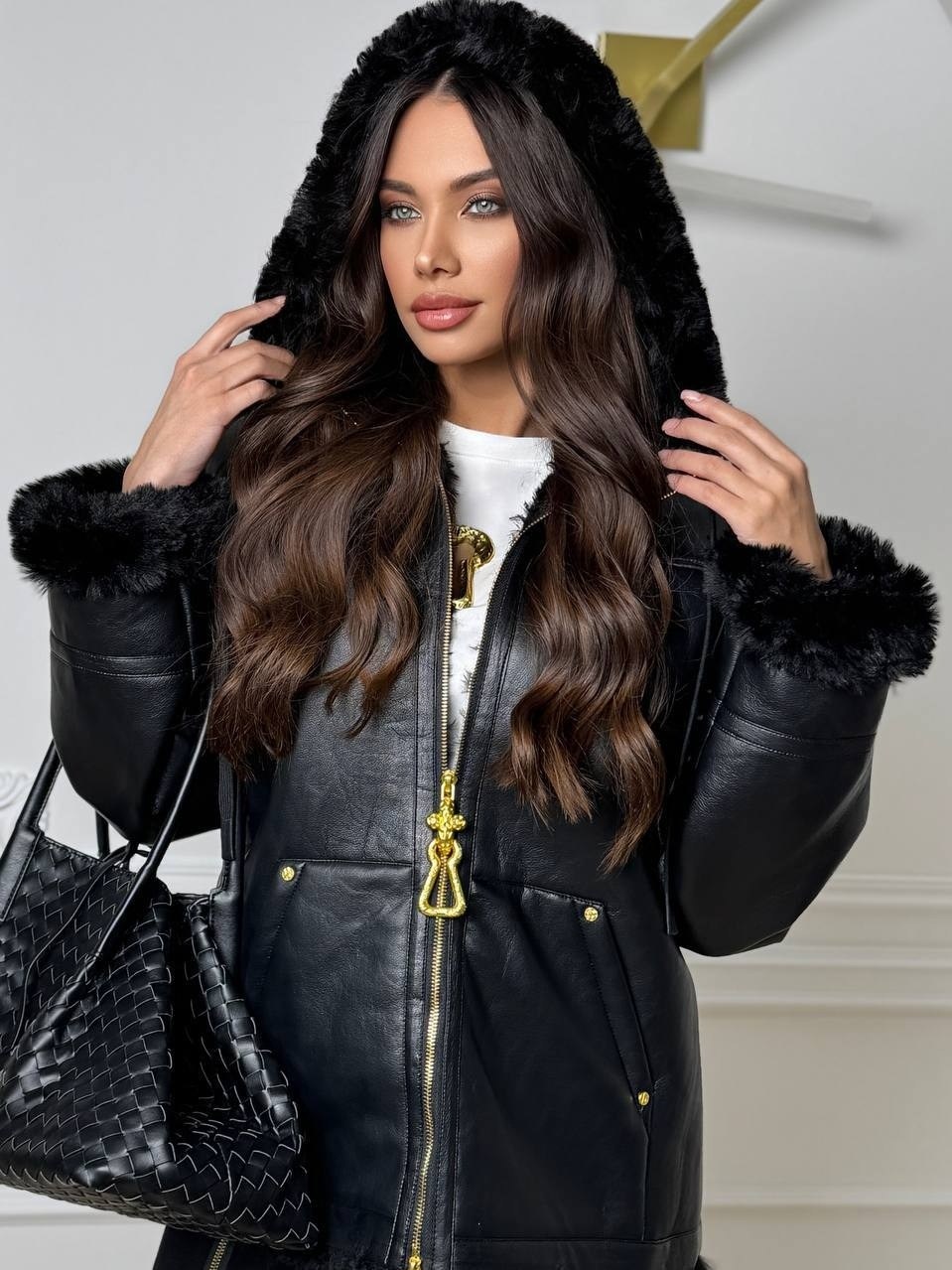 дубленка женская,дубленка,дубленка авиатор пилот удлинённая зимняя,кожаная куртка,дубленка женская с капюшоном