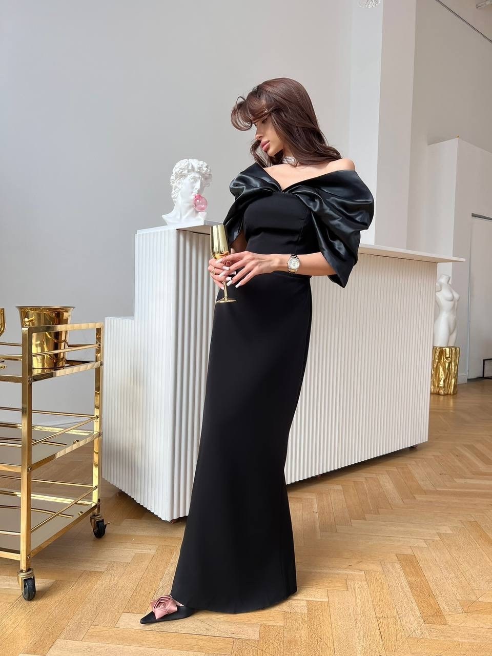 вечернее платье,платье,длинное атласное платье,длинное платье,платье коричневое