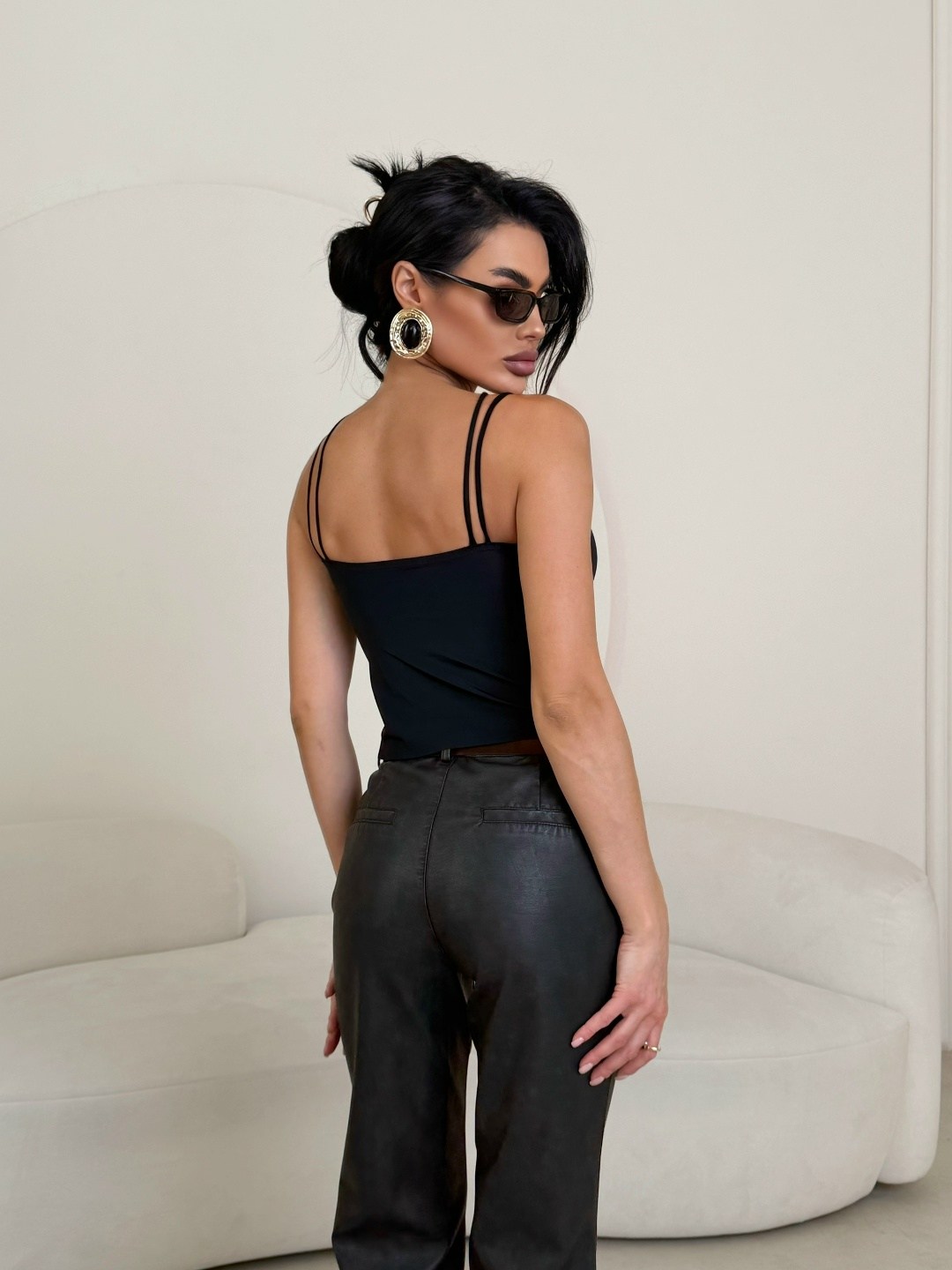 брюки кожаные,модные брюки,брюки клеш из экокожи,кожаные брюки женские,брюки женские