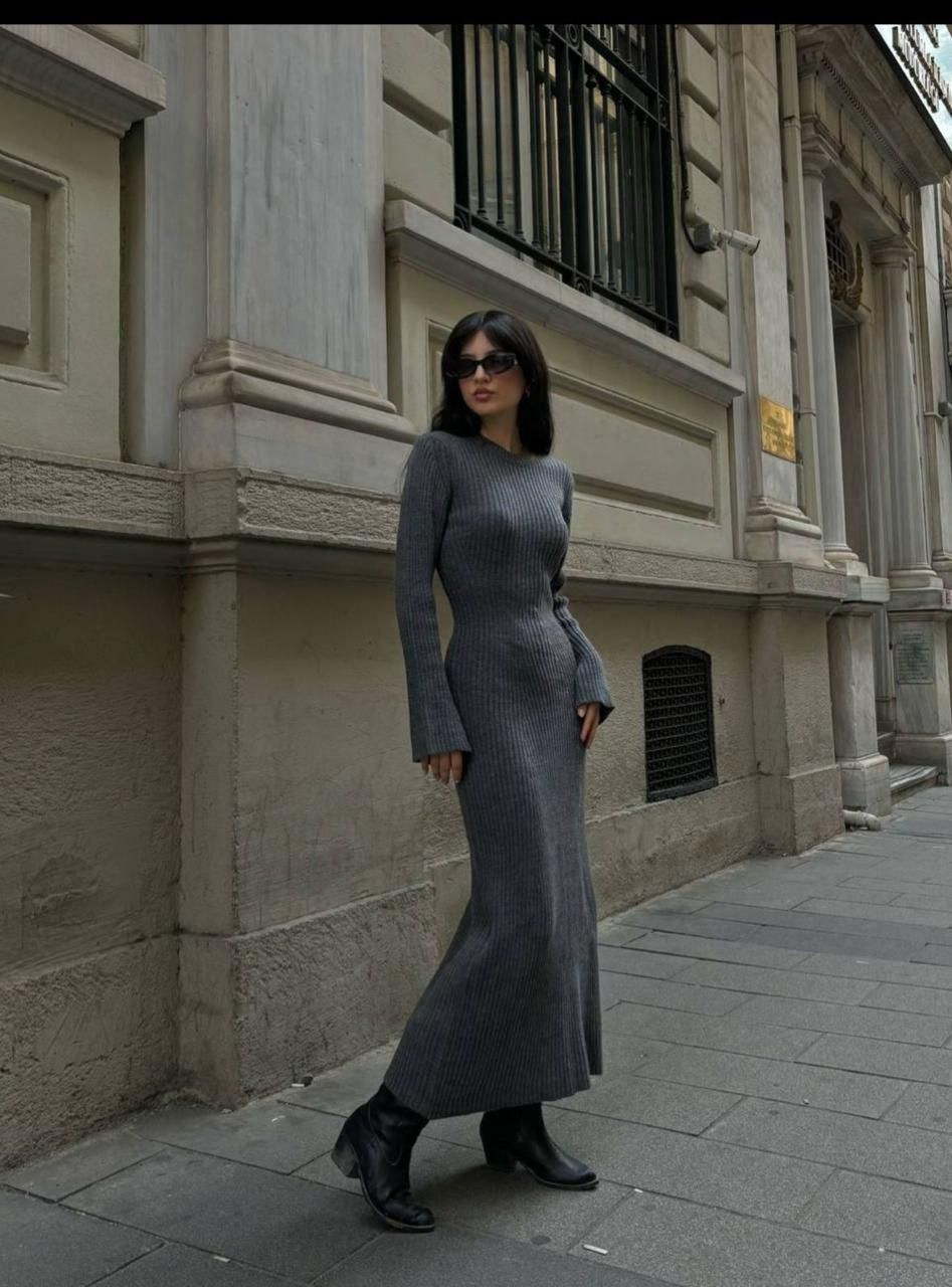 платье вязаное,трикотажное платье,длинное вязаное платье,вязанное платье,платье стильное