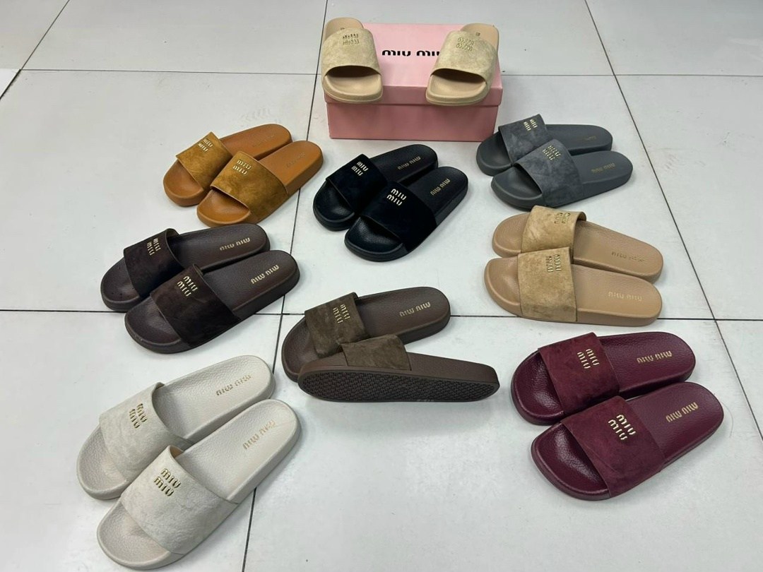 шлёпанцы miu miu,женские шлепанцы,женские шлепки,шлепки miu miu,