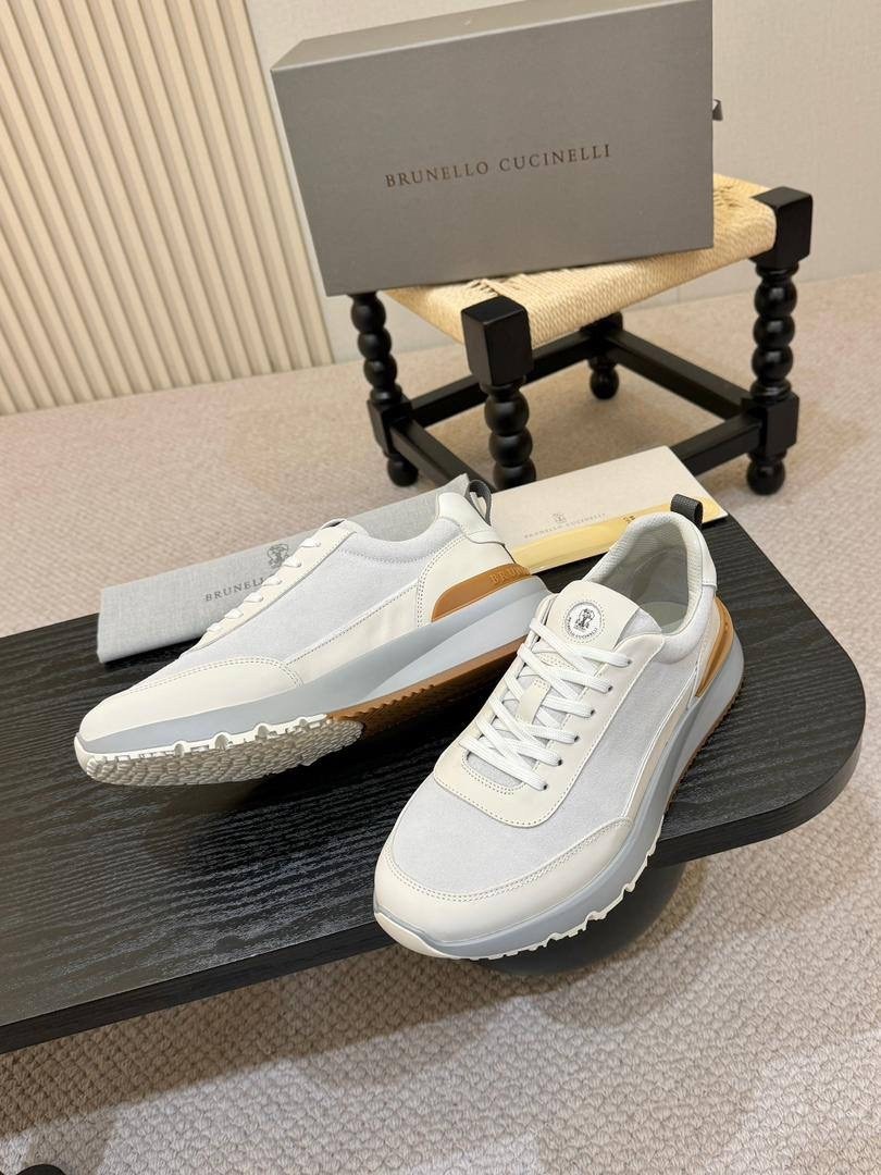 кроссовки brunello cucinelli,мужские кроссовки brunello cucinelli,комбинированные кроссовки brunello cucinelli,кожаные кроссовки brunello cucinelli,