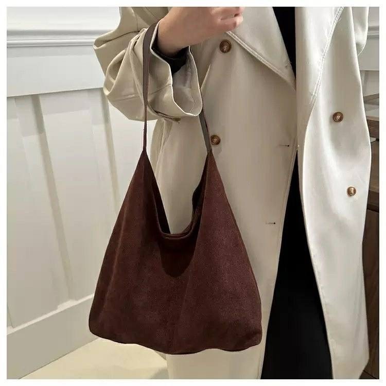 вместительная замшевая сумка,женская повседневная сумка,замшевая сумка,женская сумка,сумки