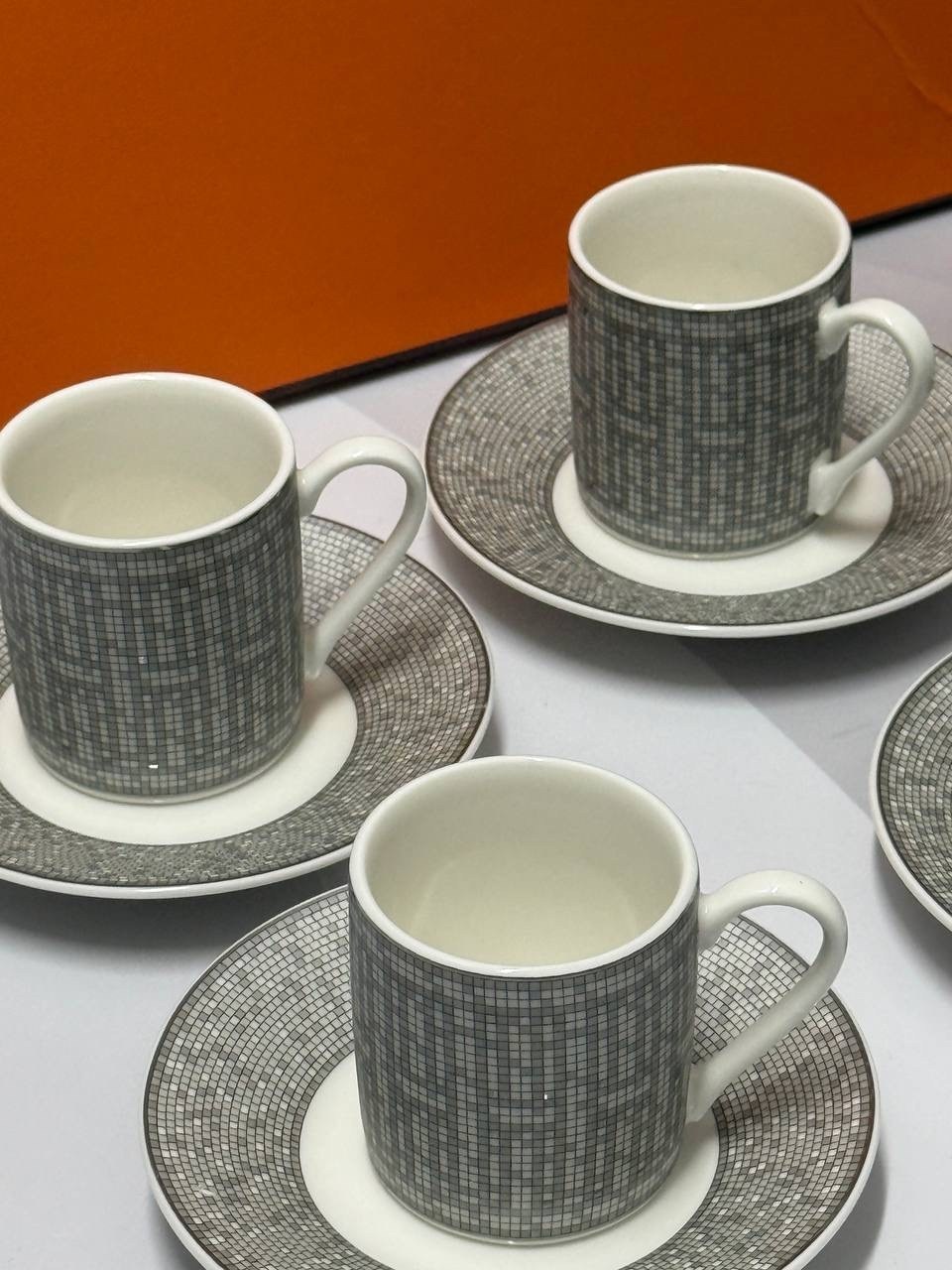 подарочный чайный набор hermes,посуда hermes,чайные наборы,чайный набор hermes,набор