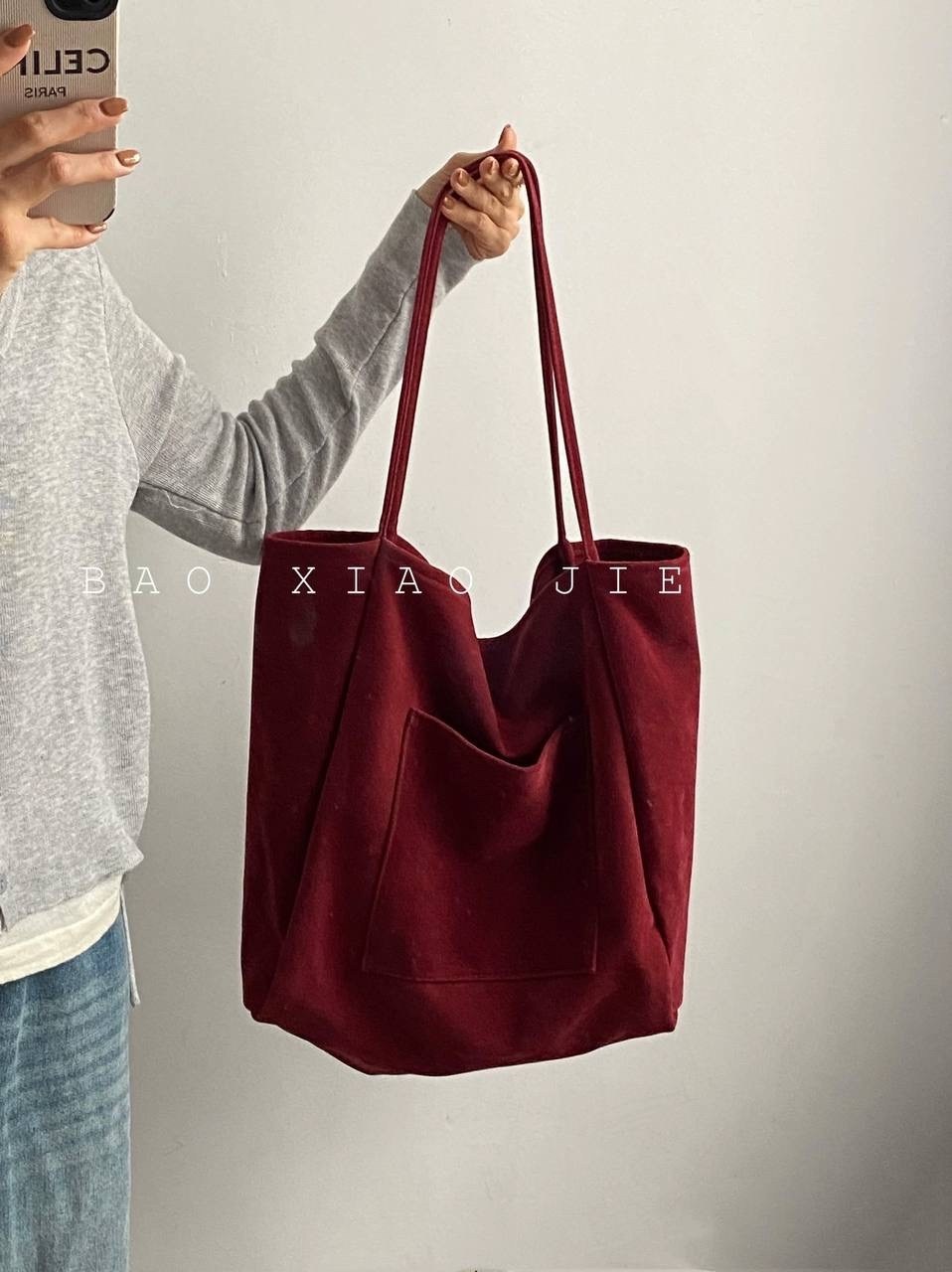 вельветовая сумка,женская сумка тоут,замшевая сумка,сумка на плечо тоут,сумка модная